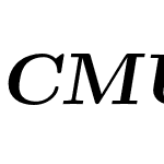 CMU Serif Extra