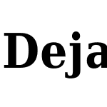 DejaVu Serif Condensed