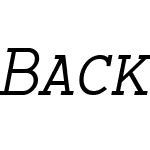 BacktalkSerif BTN SC