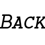 BacktalkSerif BTN SC