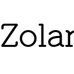 Zolano Serif BTN