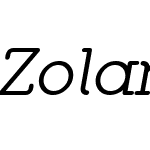 Zolano Serif BTN