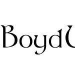 BoydUncial UNICODE