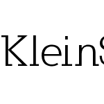 KleinSlabserif-Light