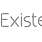 Existence Stencil Light