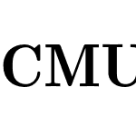 CMU Serif Extra