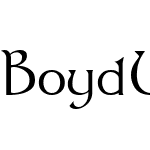 BoydUncial UNICODE