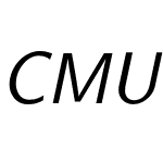 CMU Sans Serif