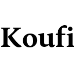 KoufiyaLTW05-Bold