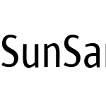 Sun Sans Condensed-