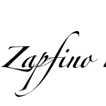 Zapfino Forte LT