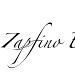 Zapfino Extra LT Pro