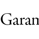 Garamond Premr Pro Subh