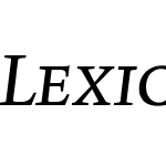 LexiconNo2ItalicA