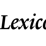 LexiconNo2ItalicC