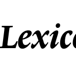 LexiconNo1ItalicD