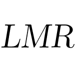 LMRomanOblique12