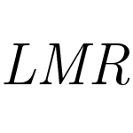 LMRoman12 Italic