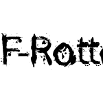 F-Rotten Font