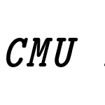 CMU Typewriter Text