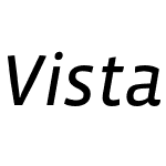 Vista Sans OT Reg