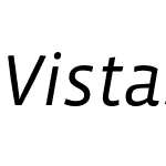 Vista Sans OT Book