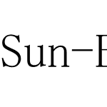Sun-ExtB