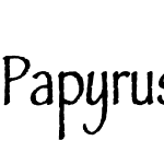 Papyrus LET Slant