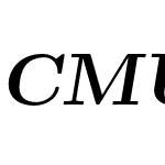 CMU Serif Extra