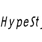 HypeStyleCondensed