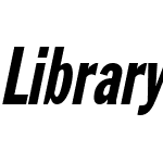 LibraryGothicHeavyCondensed