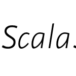 ScalaSansPro-LightItalic