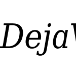 DejaVu LGC Serif Condensed