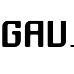 GAU_font_modern