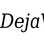 DejaVu Serif Condensed