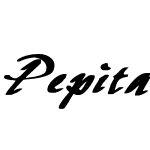 Pepita Bold Italic