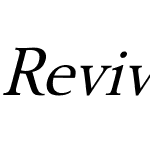 Revive OV italic