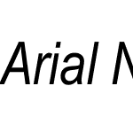 Arial Narrow Italic