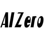 AIZeroToleranceAlternateItalic