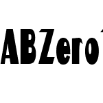 ABZeroToleranceAlternateBold