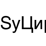 YuCiril Helvetica