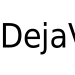 DejaVu LGC Sans Condensed