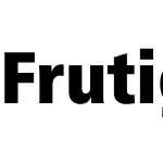 Frutiger LT Com 87 XBlack Cn