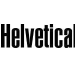 Helvetica LT Std UltCompressed