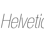 HelveticaNeueLT Com 27 UltLtCn