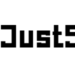 Just Square LT Std Cyr Bold