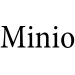 Minion Pro Cond