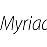 Myriad Pro Light SemiCond