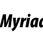 Myriad Pro Black Cond