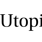 Utopia Std Subhead